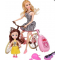 lalka na rowerze